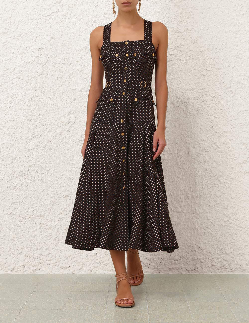 Vestido de Pícnic con Bolsillos Luna