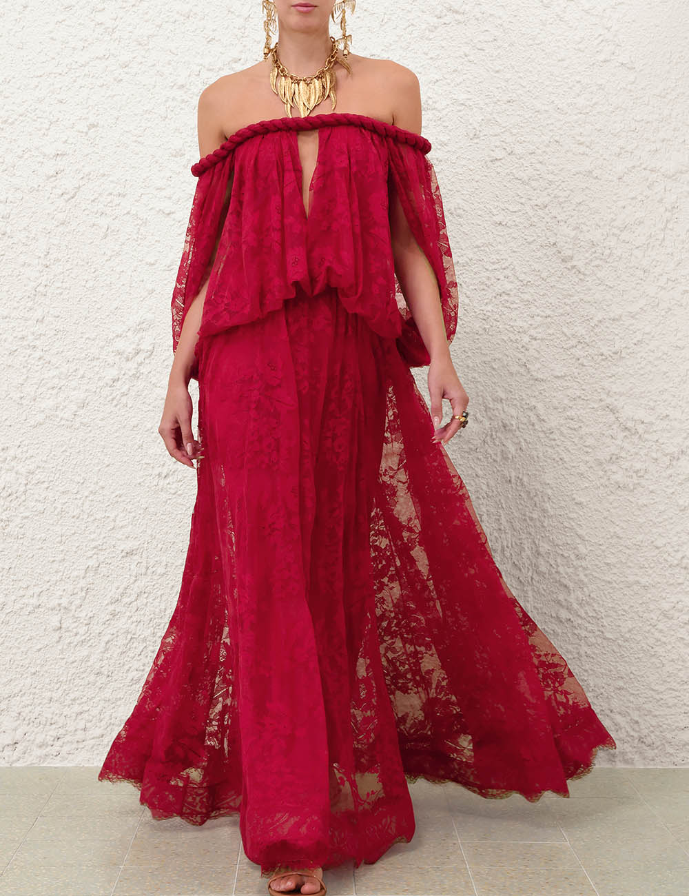 Vestido Maxi de Encaje Luna