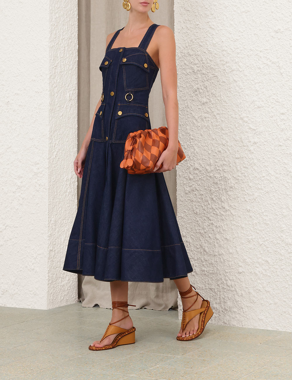 Vestido Midi de Denim Luna