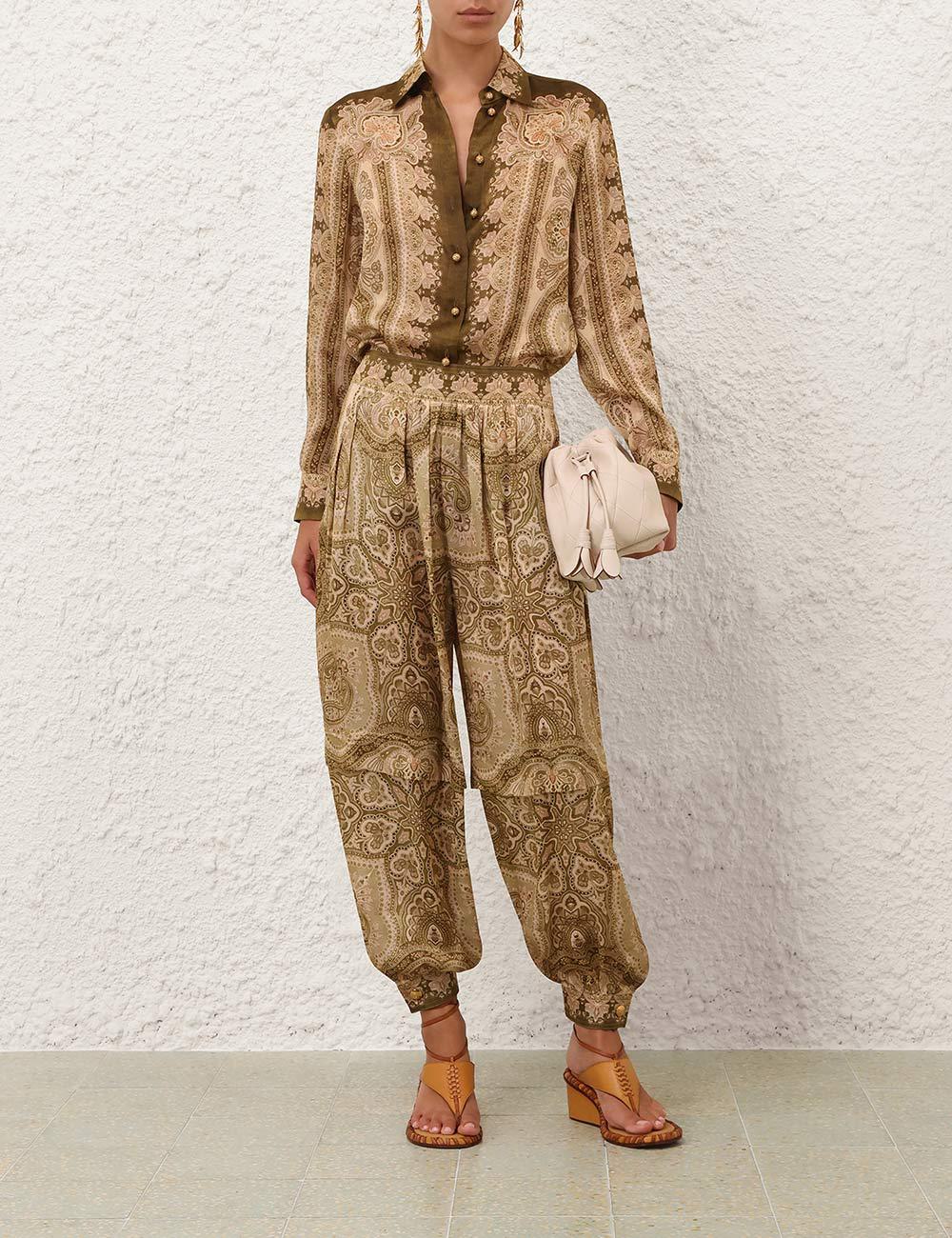 Pantalón de Harem Satinado Luna