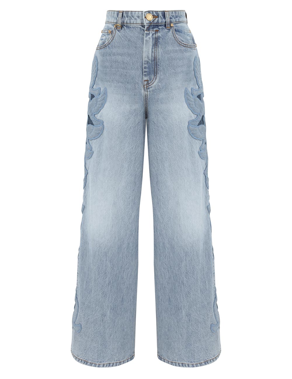 Pantalón Alchemy Applique Relajado con Abertura