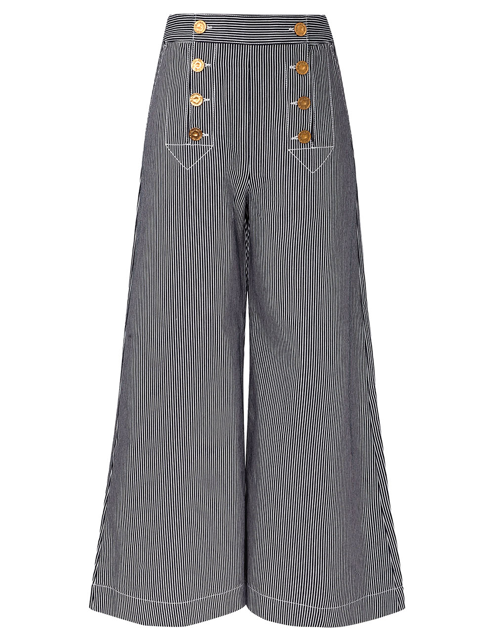 Pantalón vaquero de denim con rayas Patience