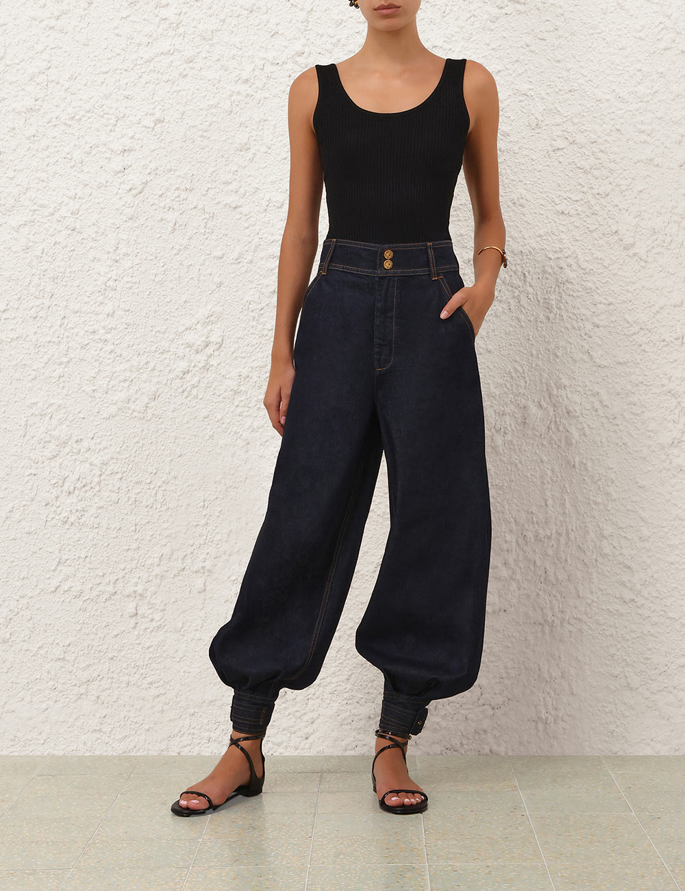 Pantalón de mezclilla Luna Harem