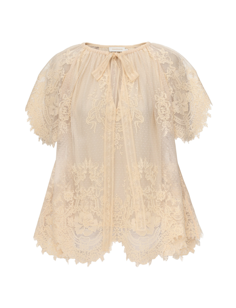 Blusa de Encaje Luna Flutter