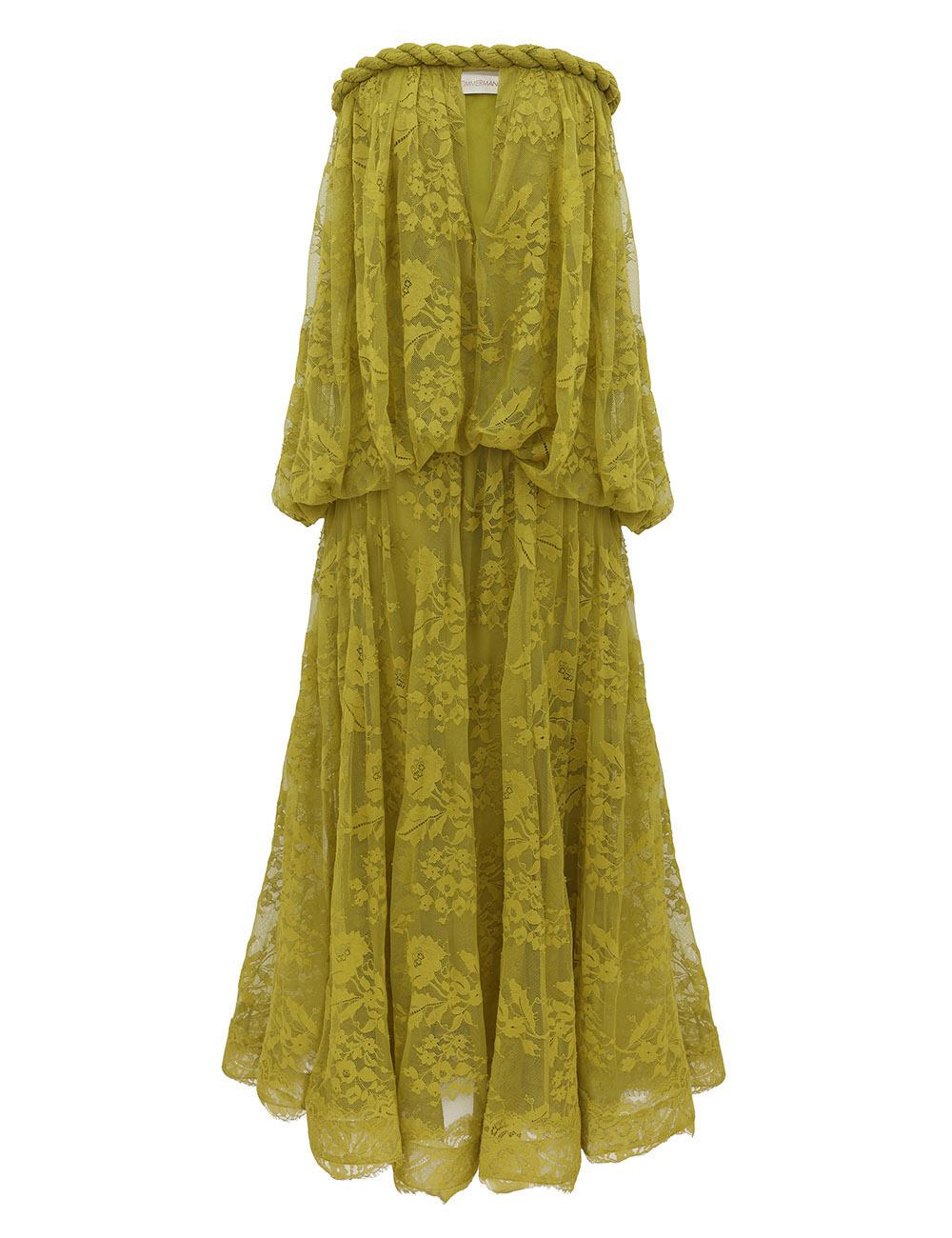 Vestido Bandeau de Encaje Luna