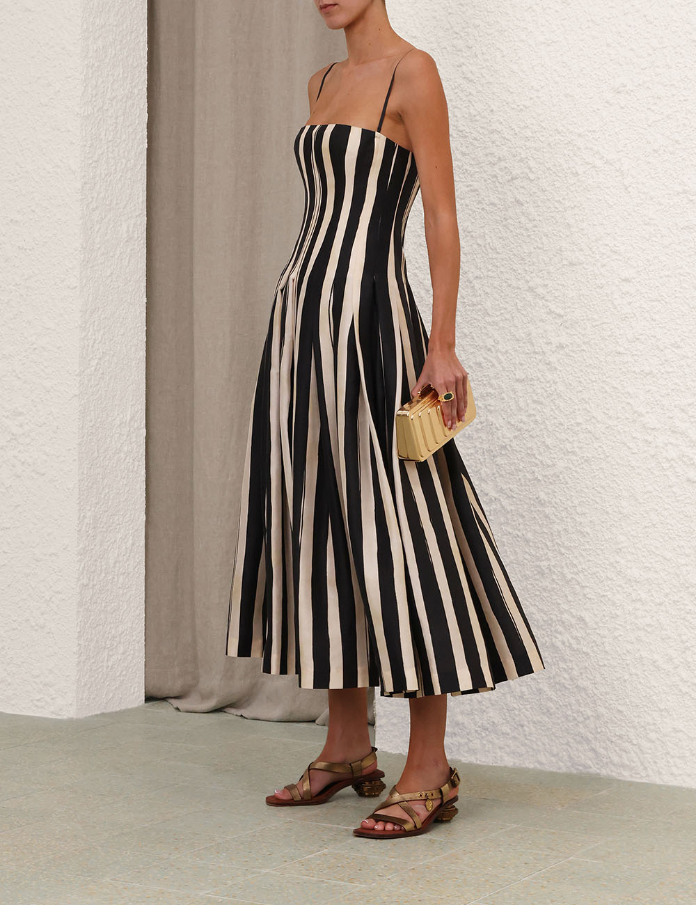 Vestido con rayas de pintura Rebellion