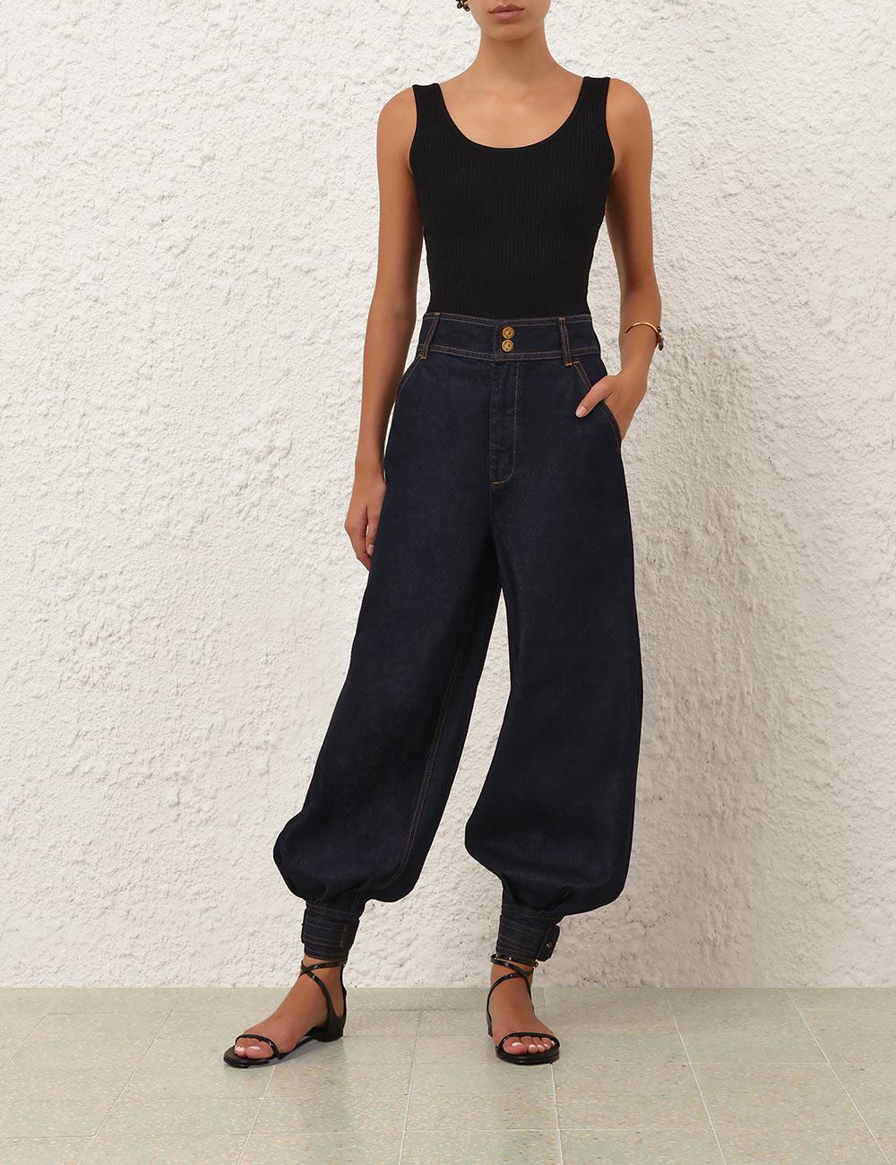 Pantalón de mezclilla Luna Harem