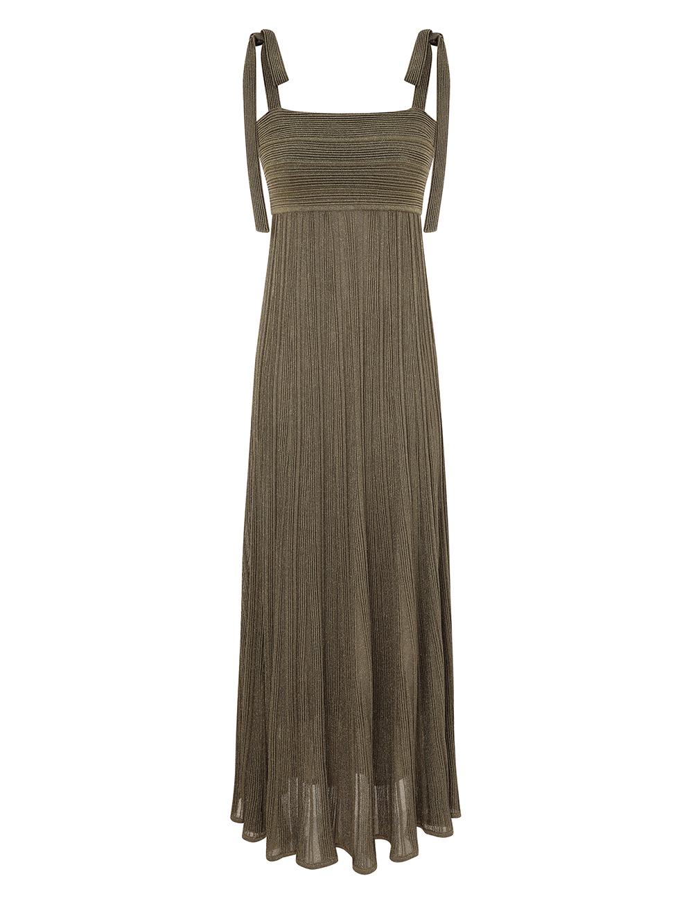 Vestido maxi metálico Wanderlust