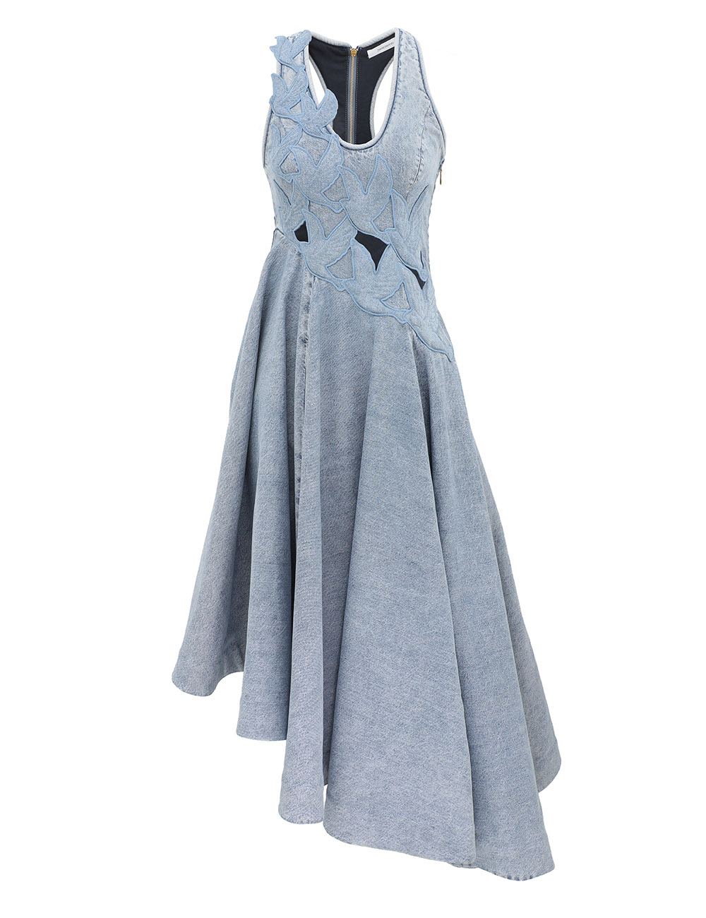 Vestido de Denim con Aplicaciones Alquimia