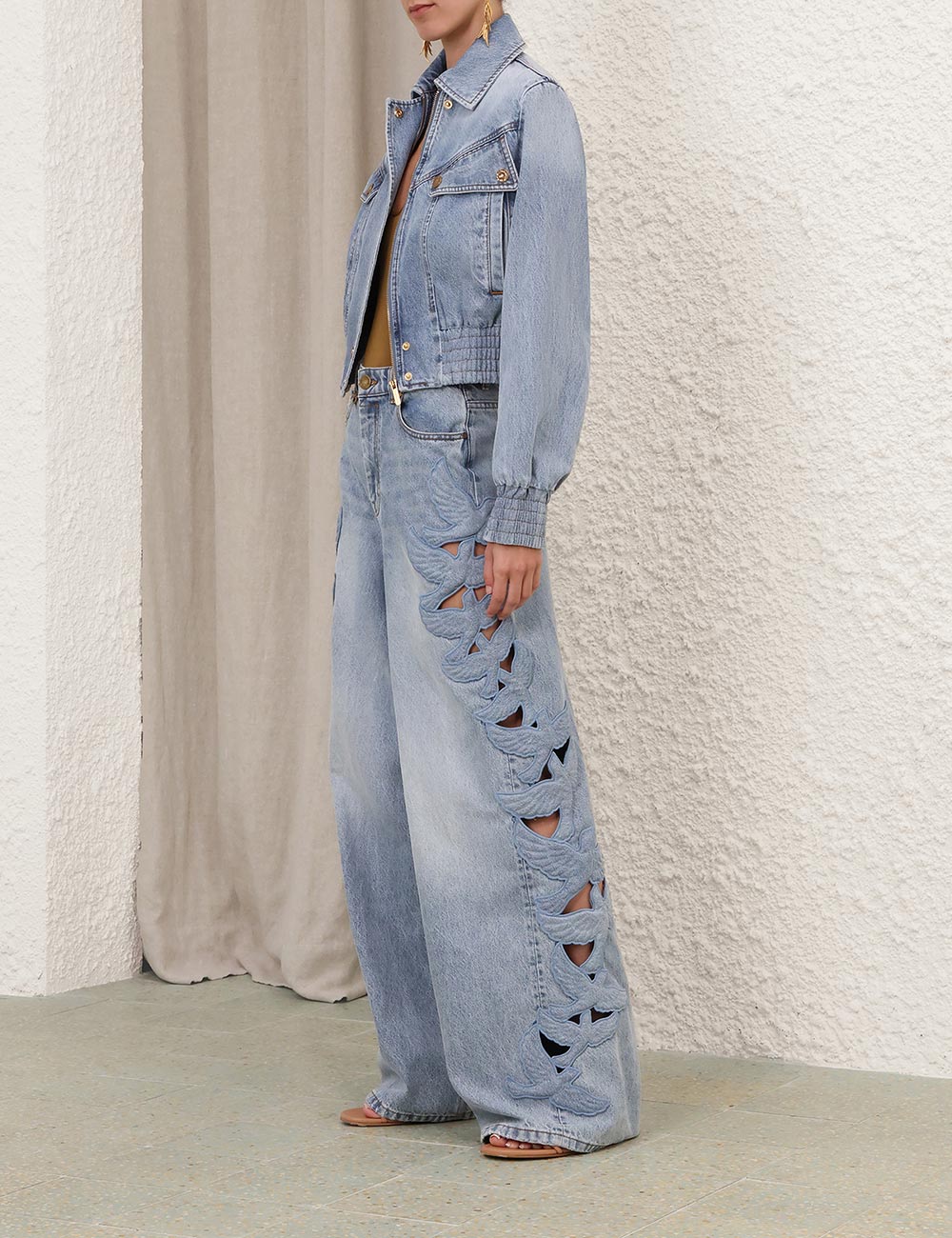 Chaqueta Bomber de Denim