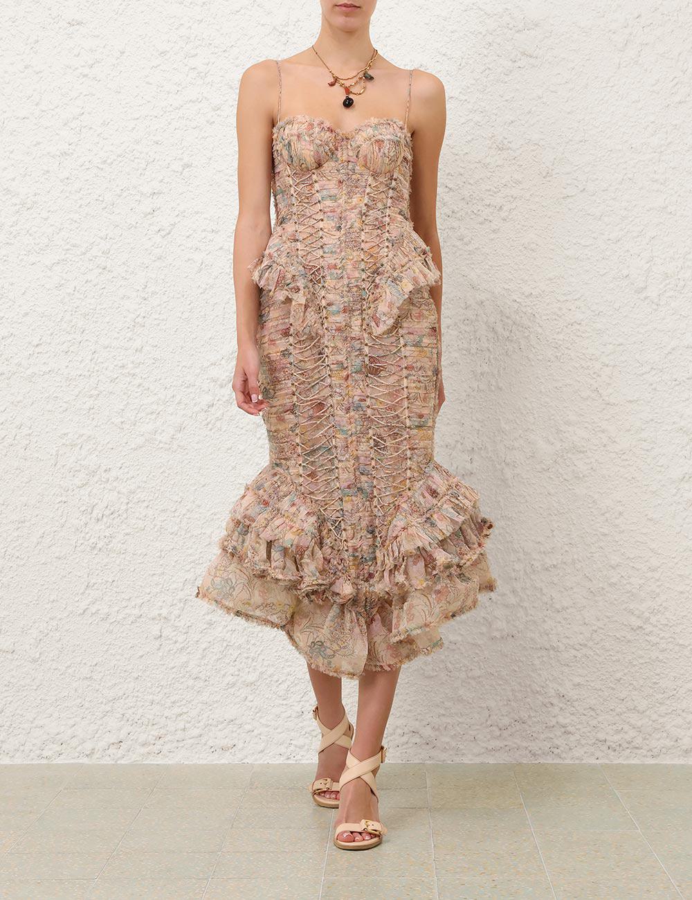 Vestido Midi Desgastado Rebellion