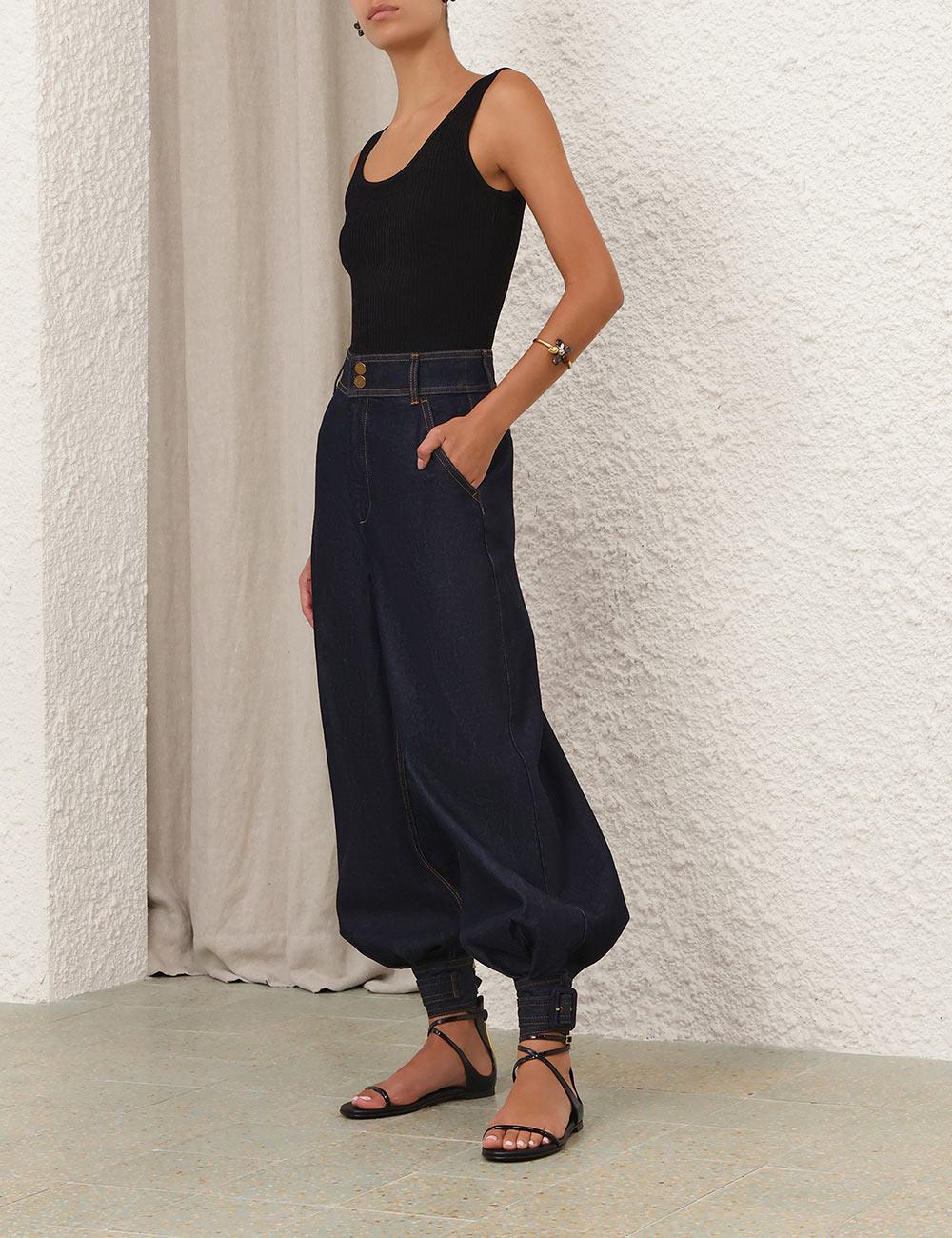 Pantalón de mezclilla Luna Harem