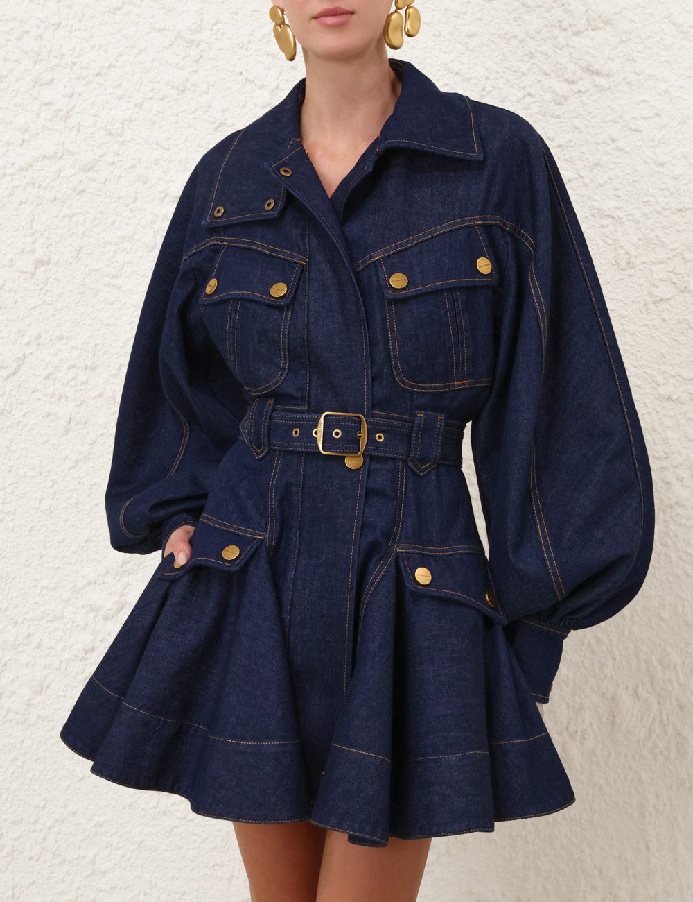Vestido Mini de Denim Luna