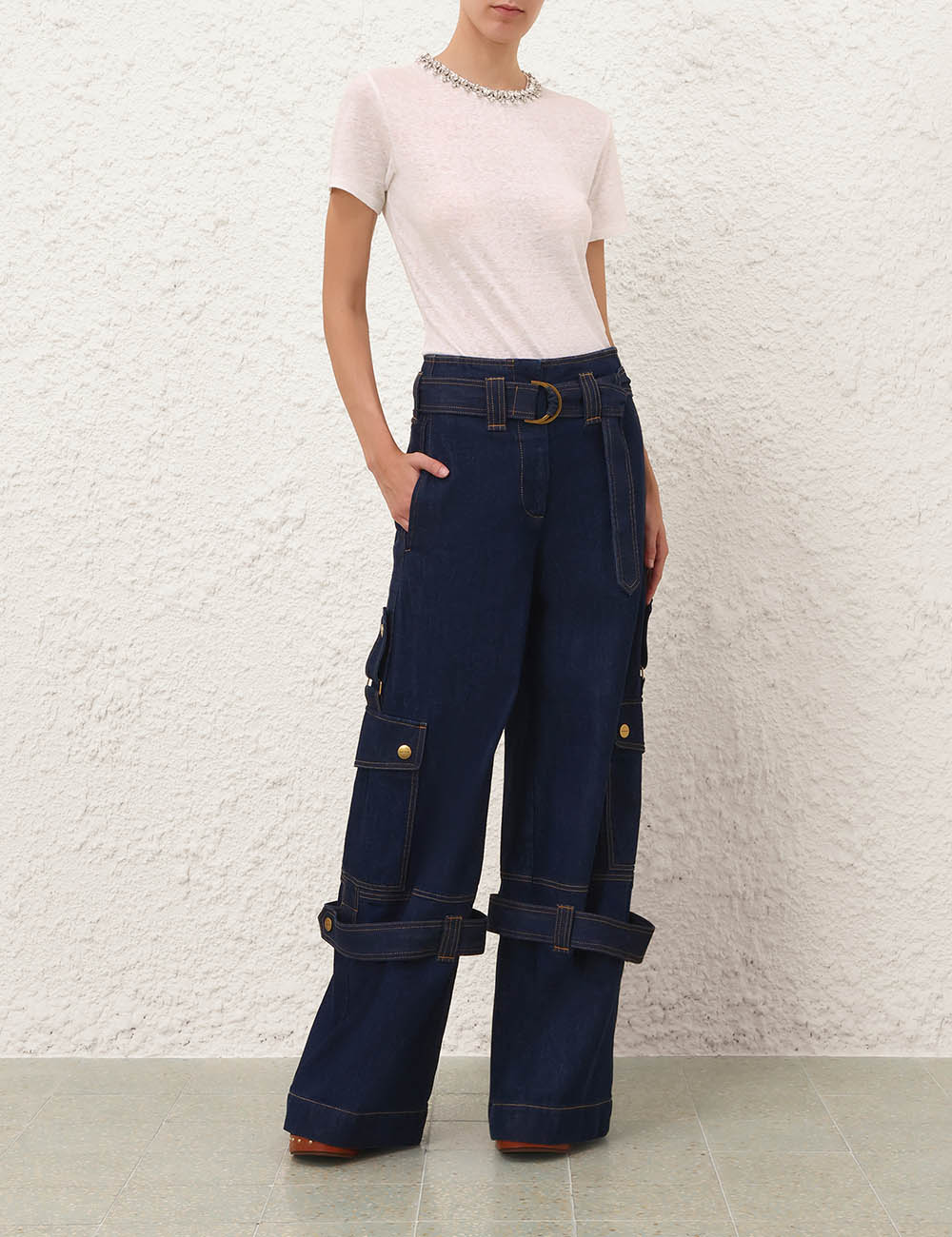Pantalón vaquero cargo