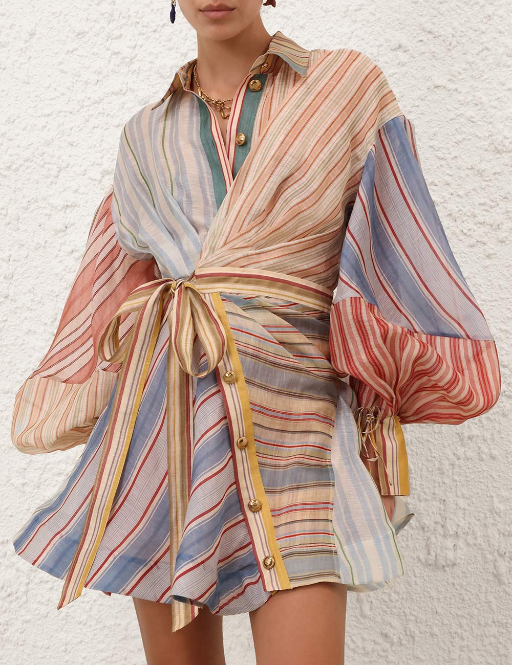 Vestido Mini Rayado Rebellion