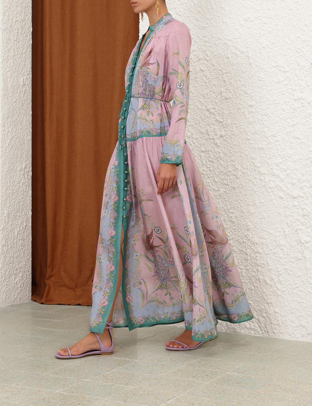 Vestido Maxi de Manga Larga Indra