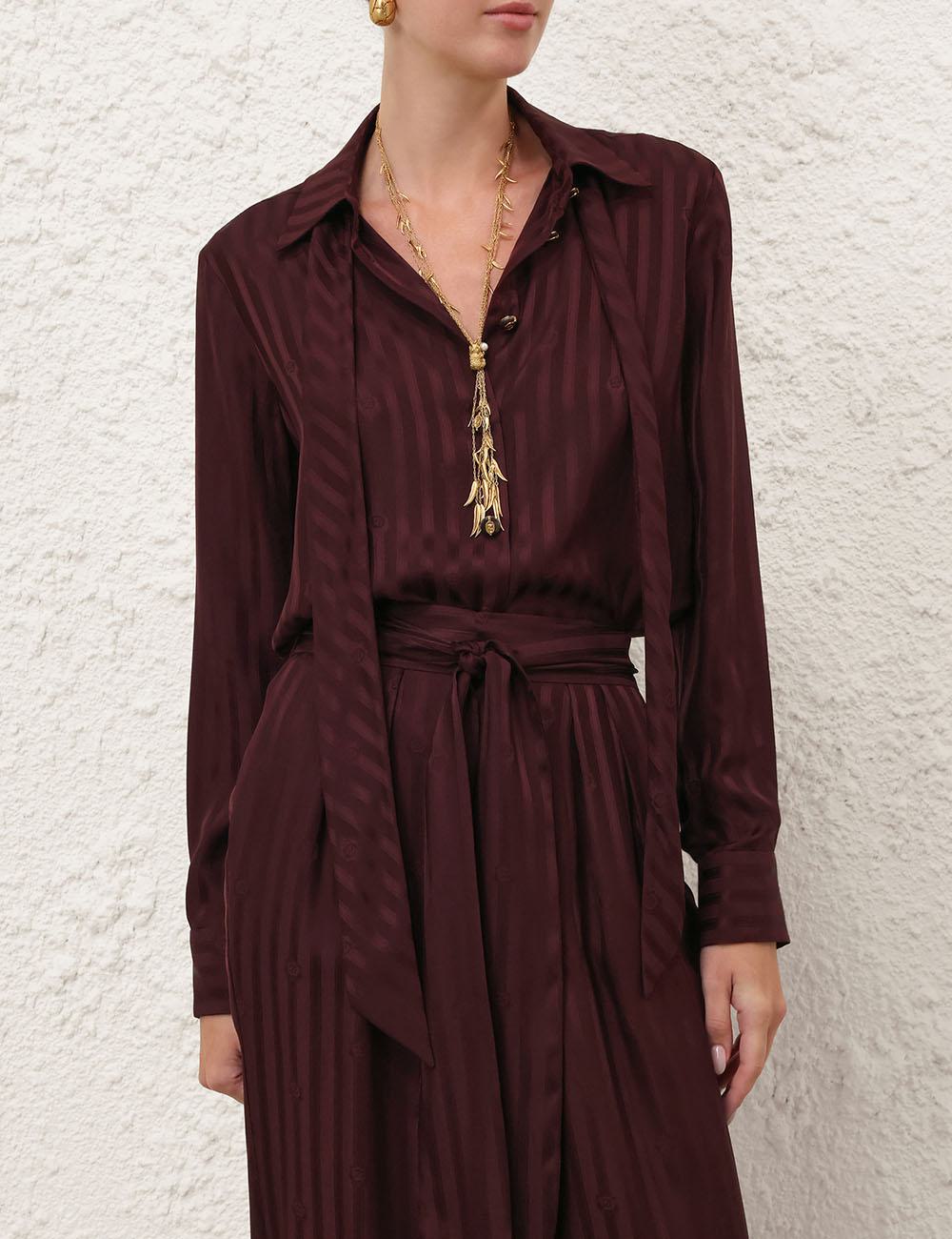 Camisa Relajada Luna Jacquard