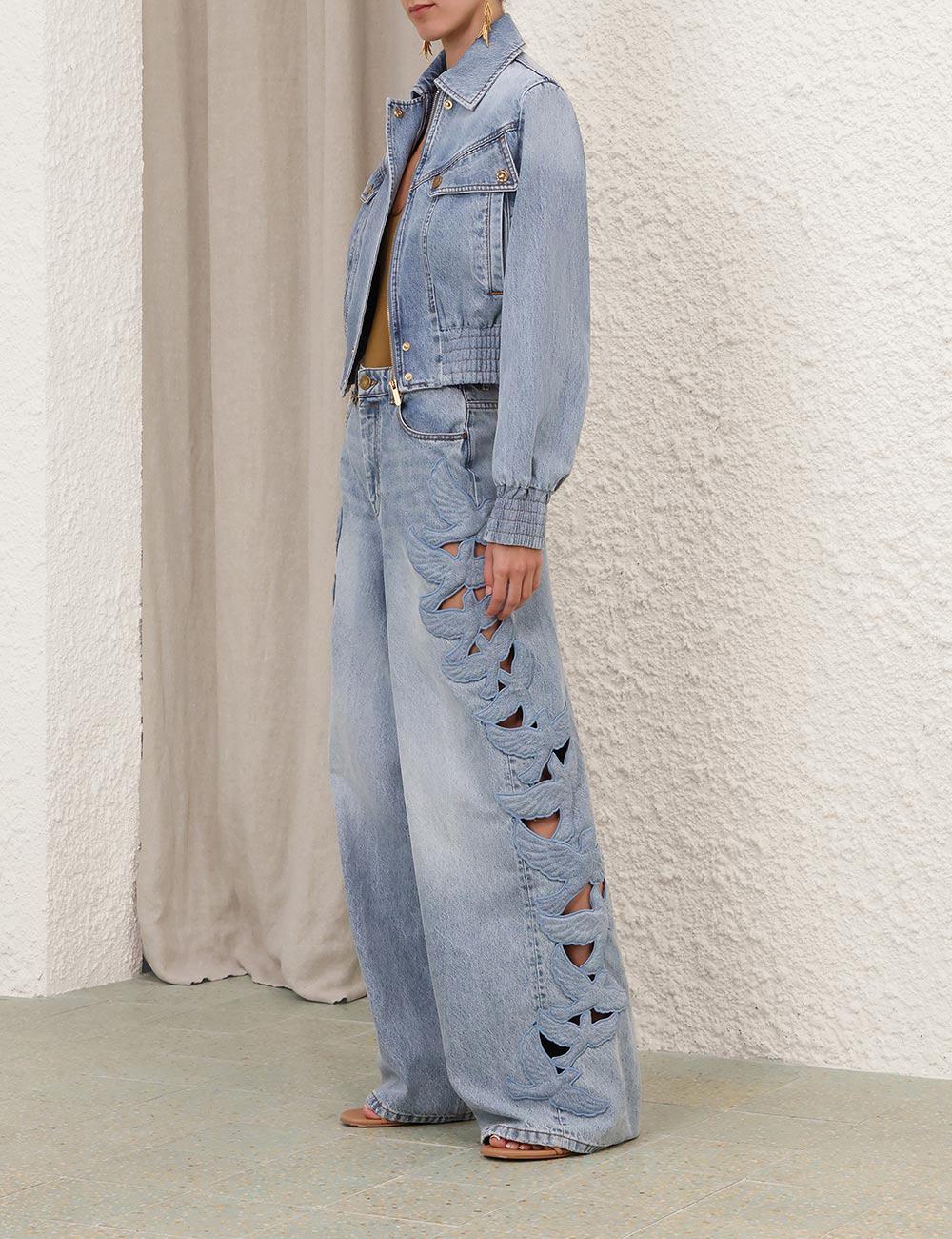 Chaqueta Bomber de Denim