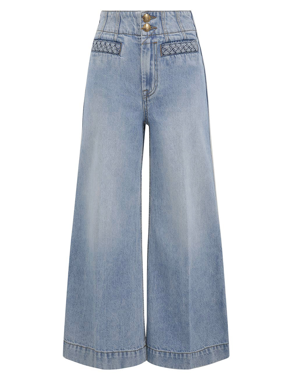 Pantalón vaquero Indra Corto con Abertura