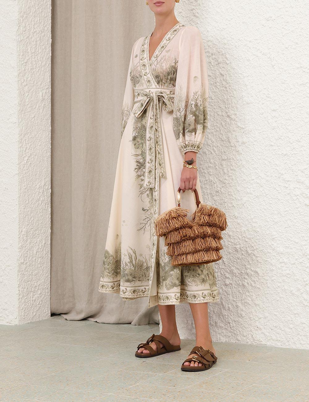 Vestido Midi Wrap Wanderlust