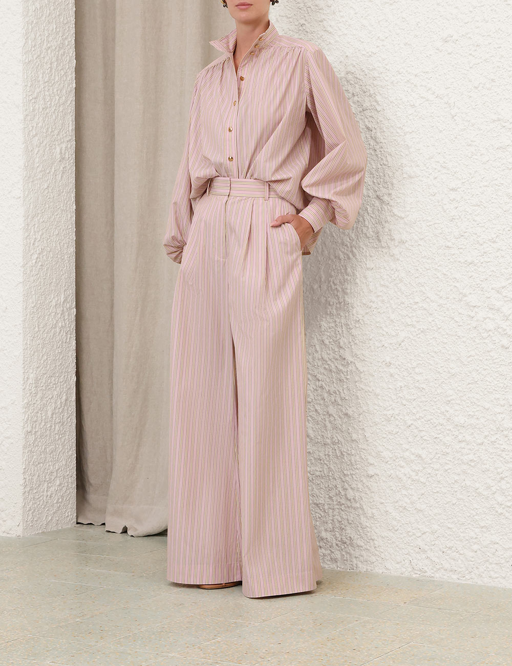 Pantalón de Pierna Ancha Stripe