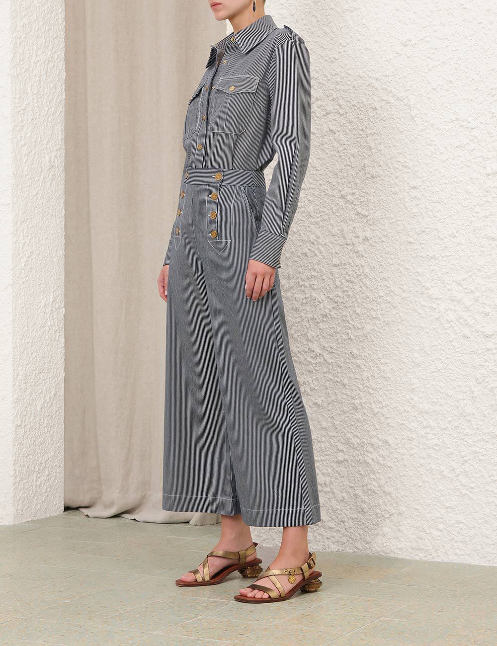 Pantalón vaquero de denim con rayas Patience