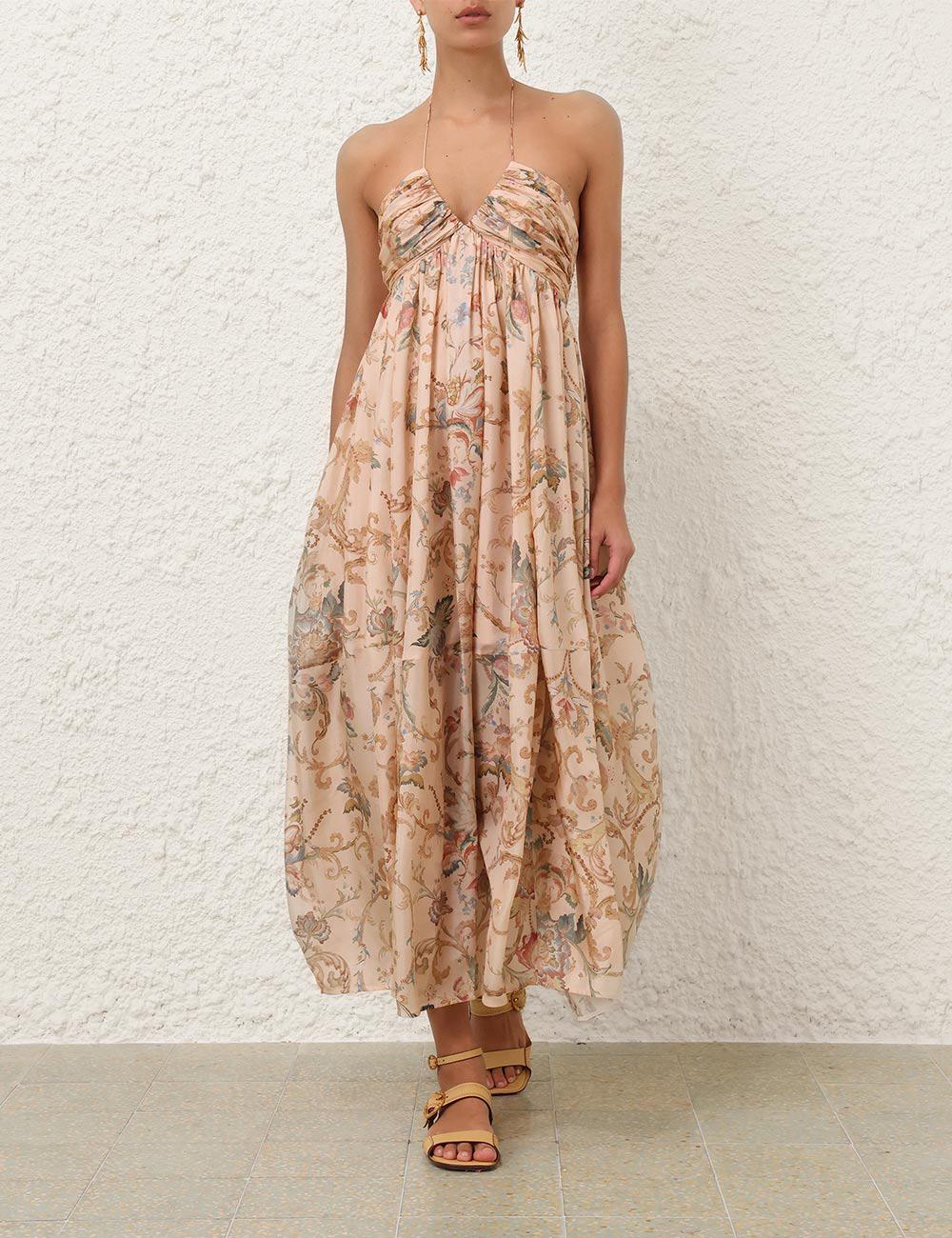 Vestido Maxi Halter Roselight