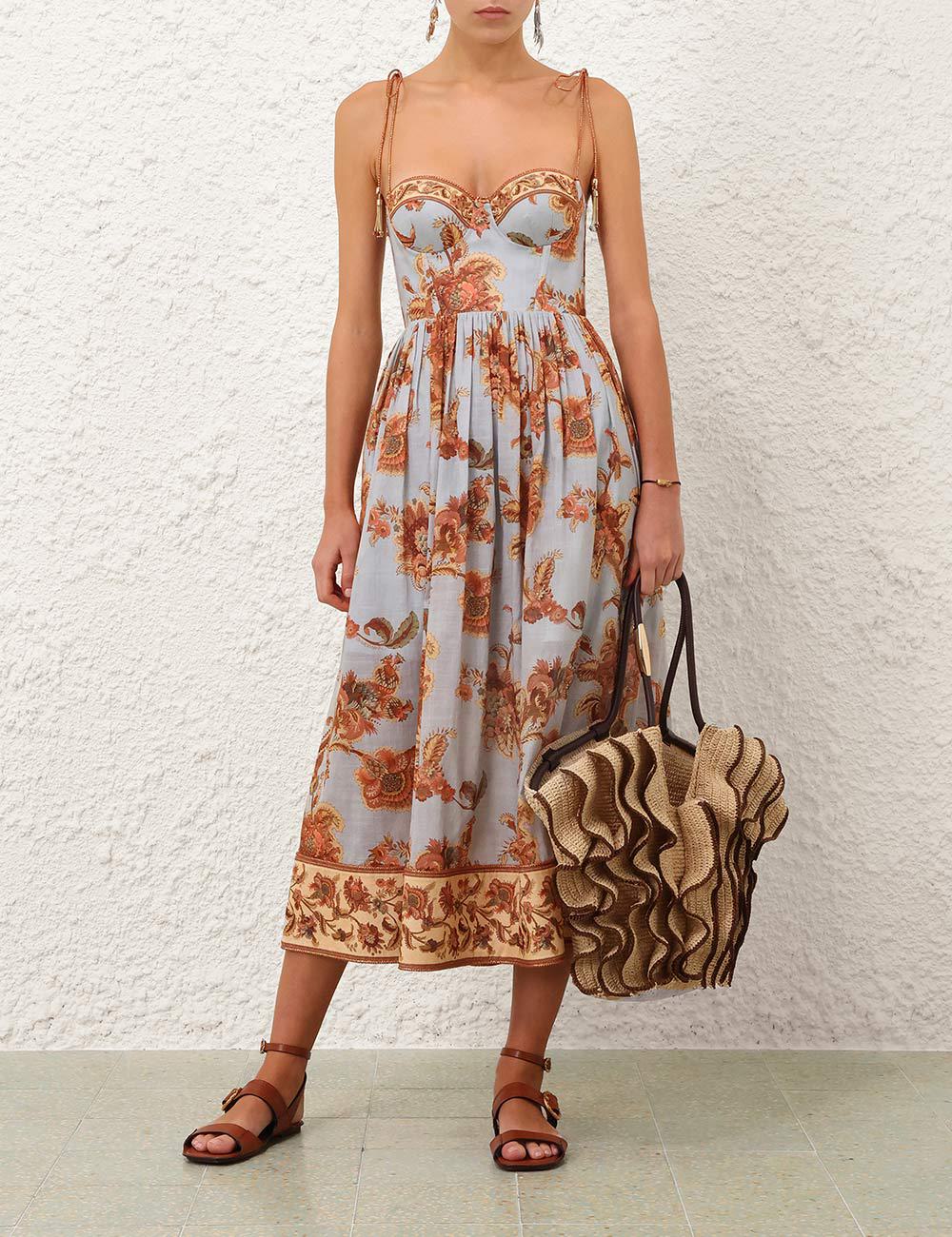 Vestido Midi Corset Aster