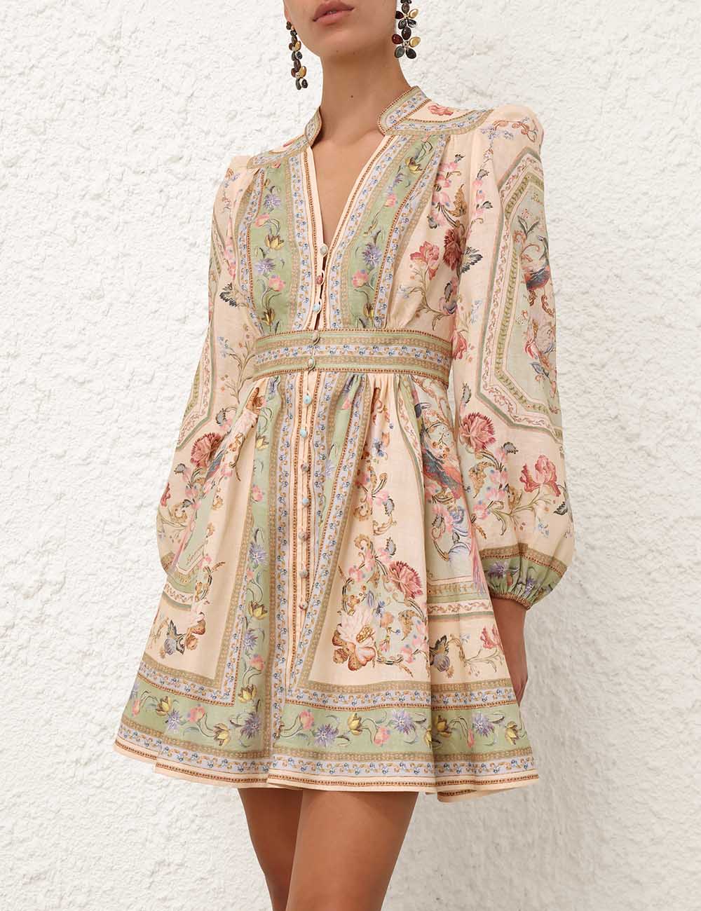 Vestido Mini Plunge Roselight