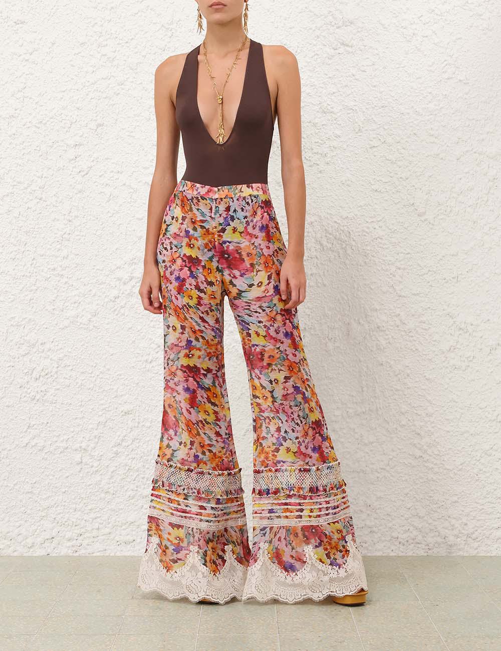 Pantalón Luna con pliegues y corte abombado