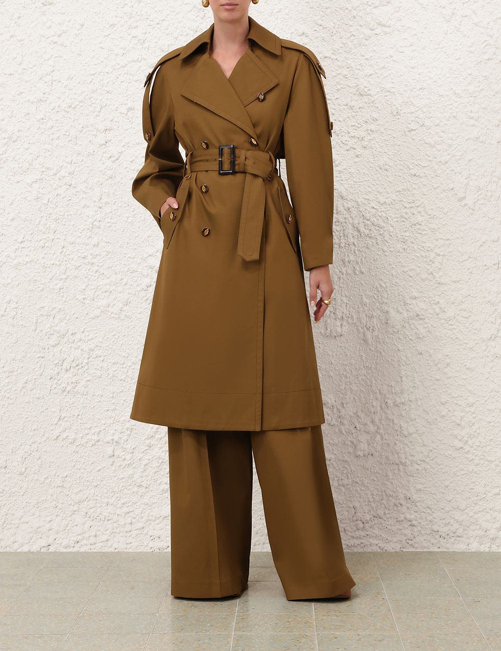 Chaqueta trench Luna Drill