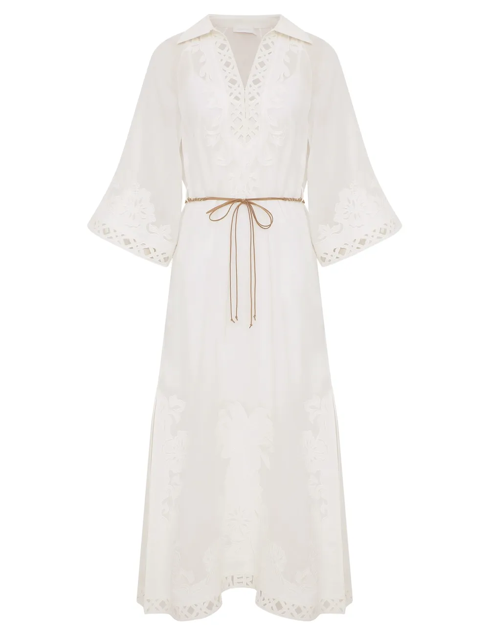 Vestido Maxi Bordado Indra