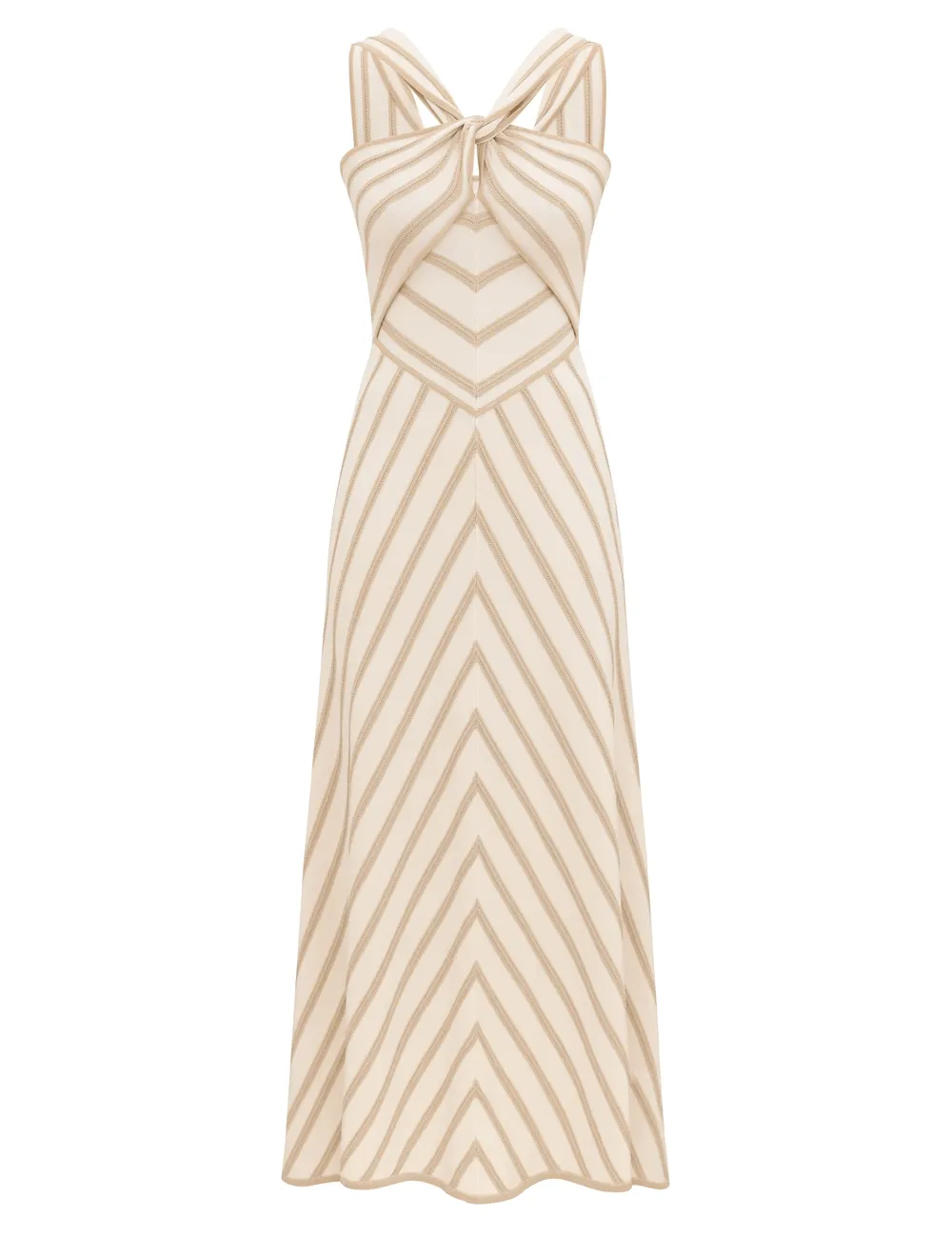 Vestido Halter Metálico Luna