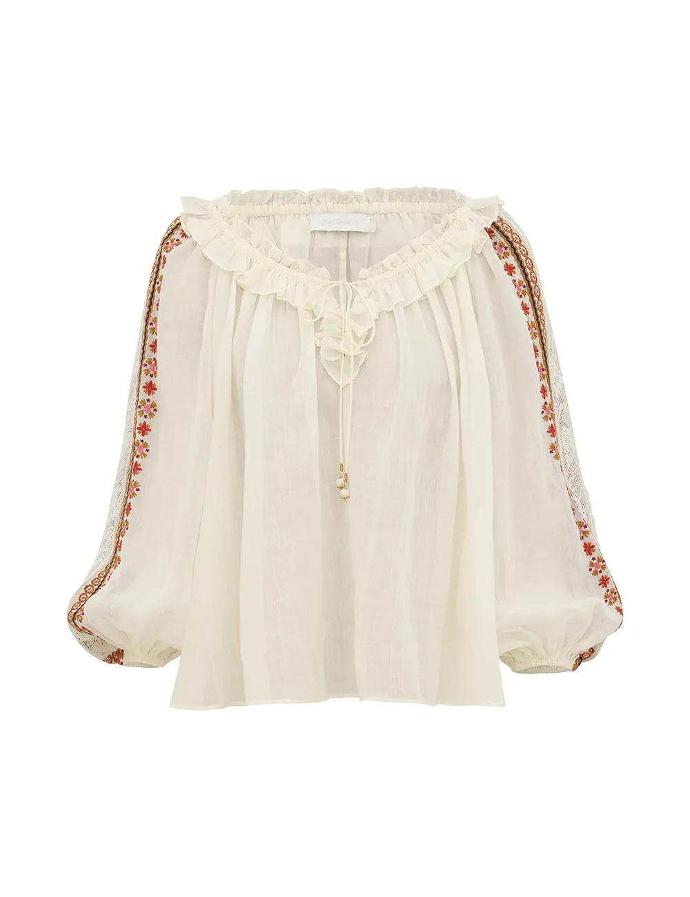 Blusa con bordado Aster