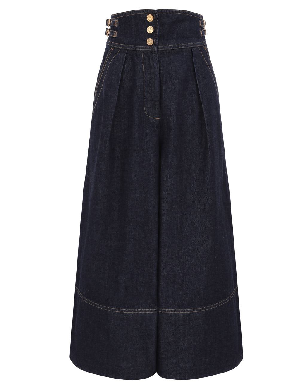 Culotte de mezclilla