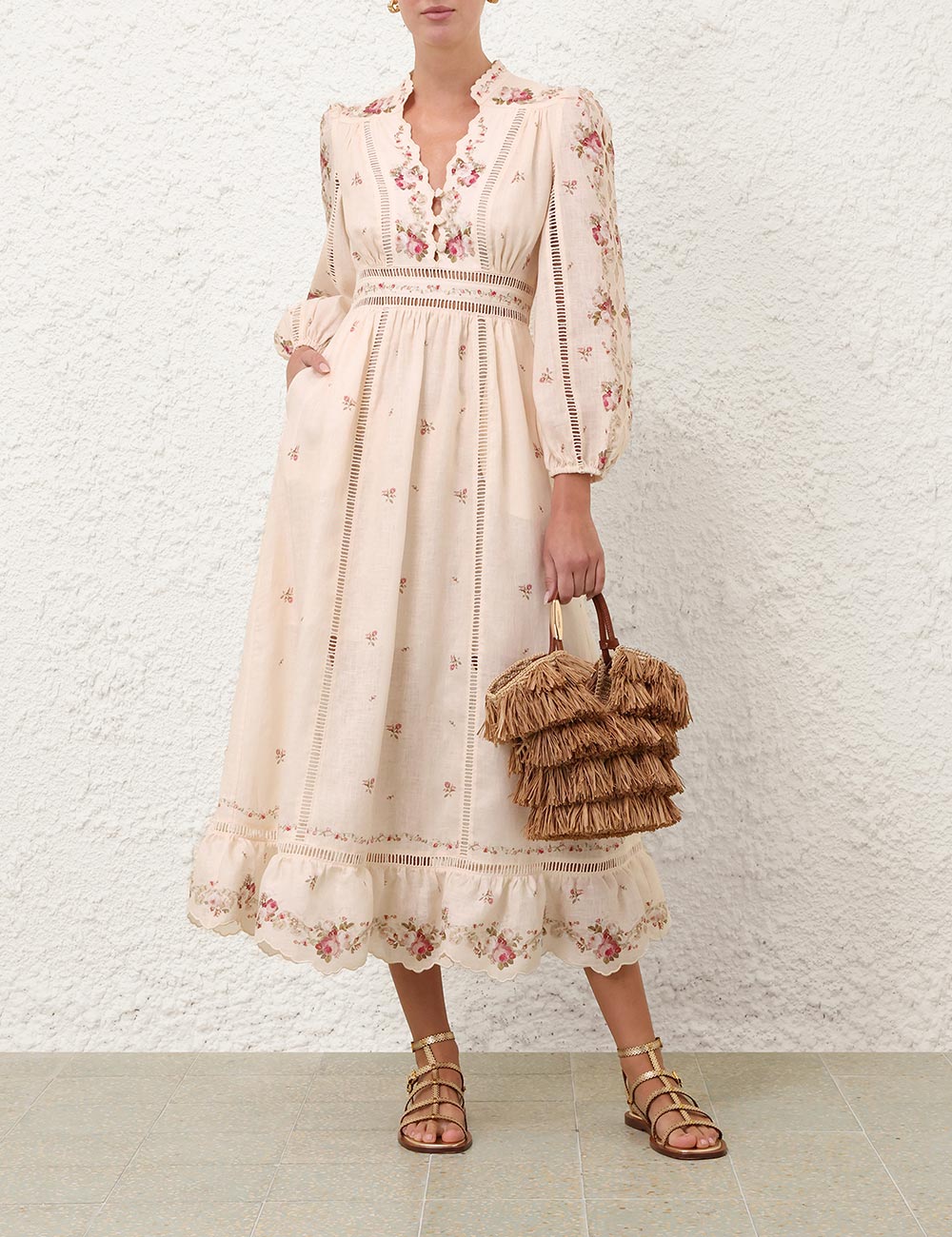 Vestido Midi Patience Plunge