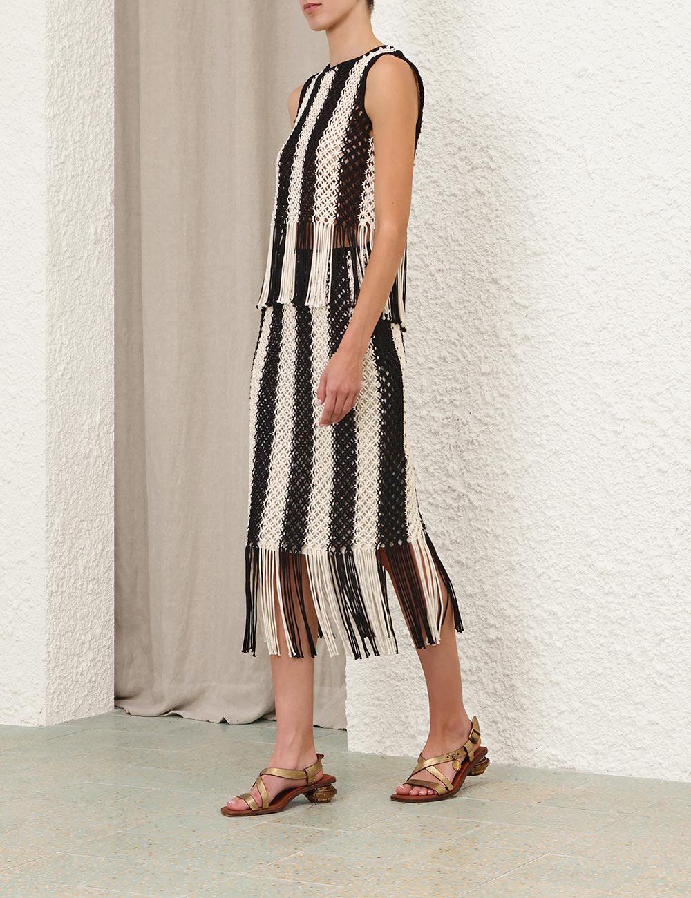 Falda Maxi Macramé Wanderlust