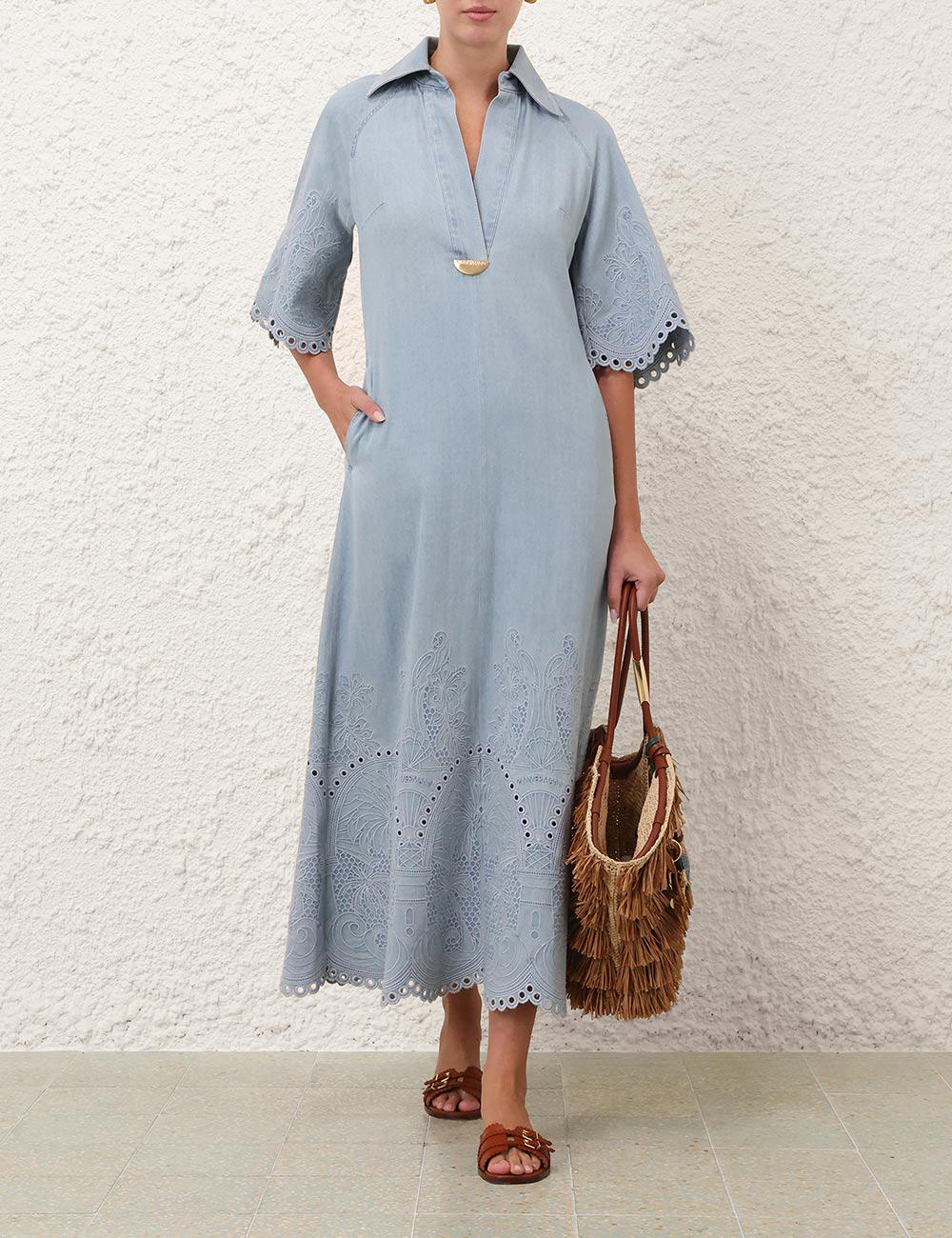 Vestido Midi de Denim Daylight