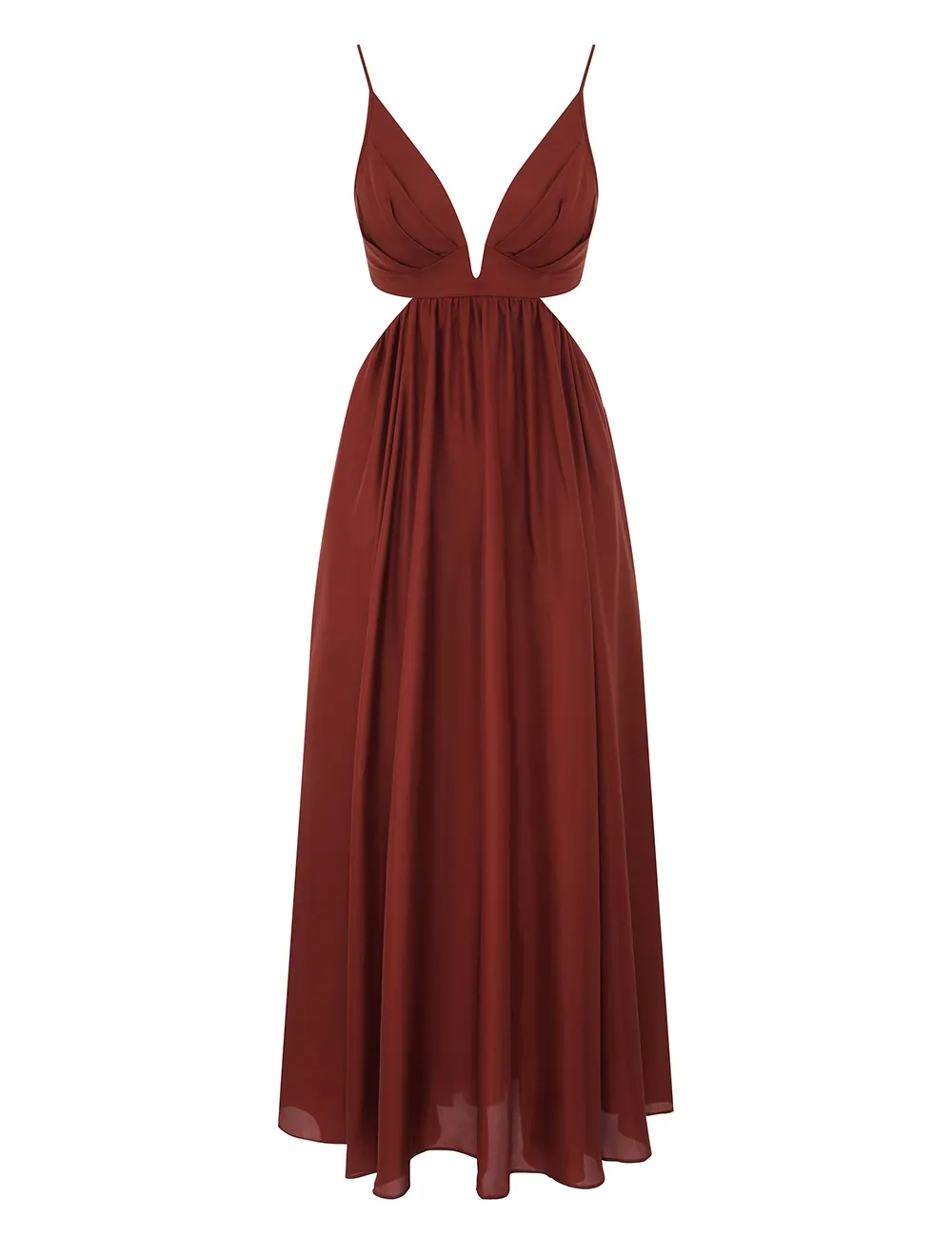 Vestido maxi con escote profundo Wanderlust