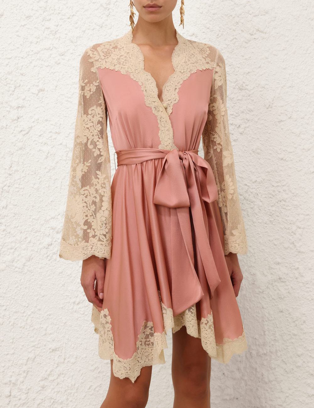 Vestido Mini Satin Luna