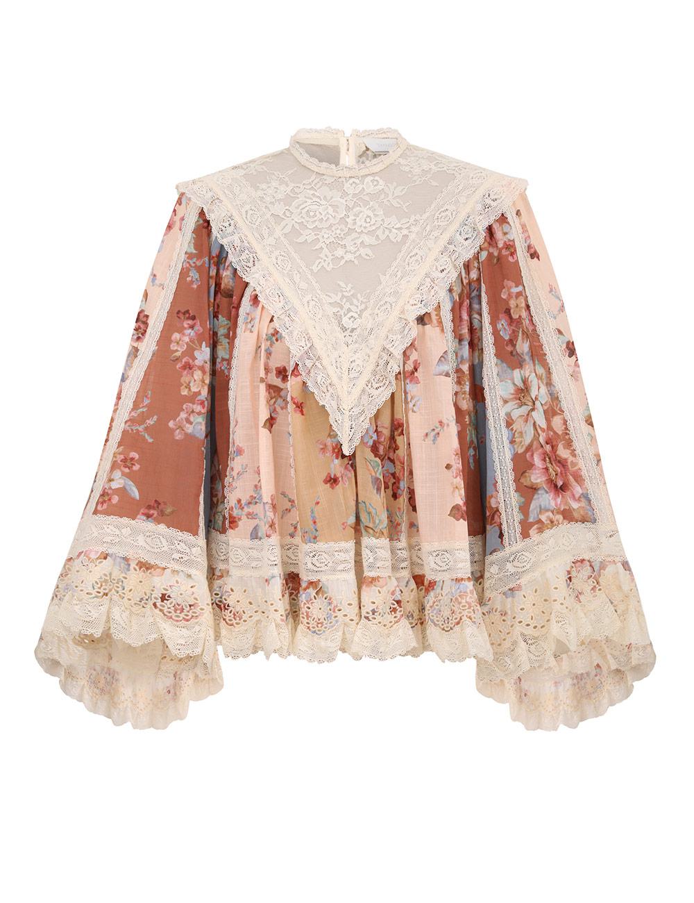 Blusa con Encaje en el Borde Awaken