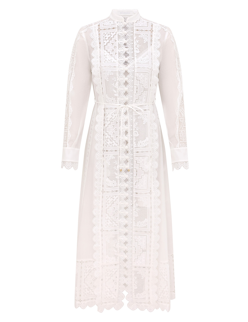 Vestido Midi Bordado Aster