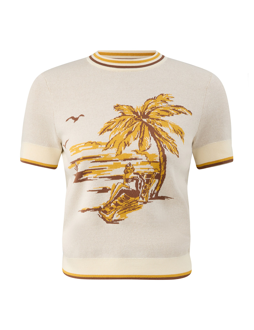 Camiseta Jacquard de Luz Diurna