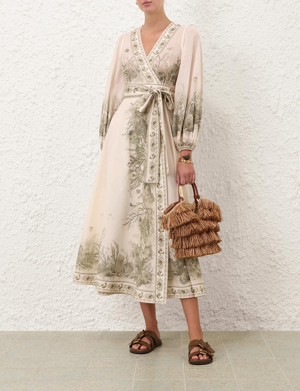 Vestido Midi Wrap Wanderlust