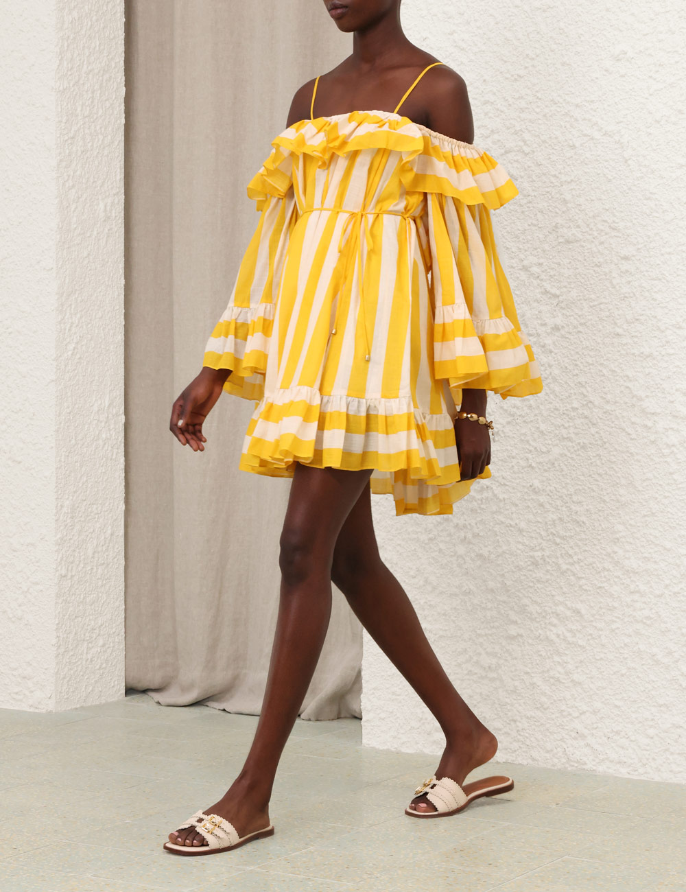 Vestido Mini Rayas de Luz