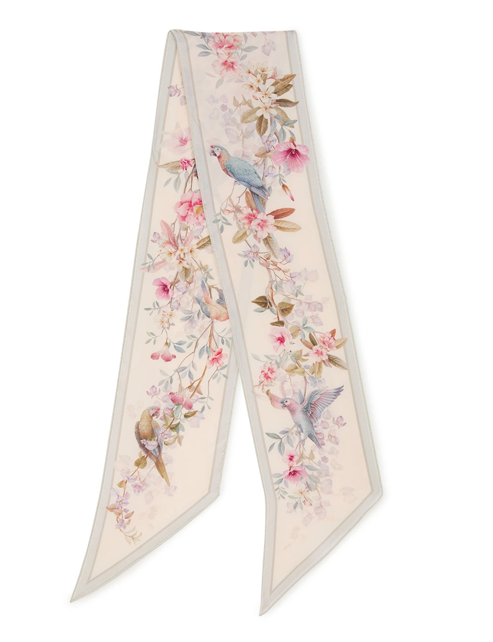 Pañuelo de seda estampado
