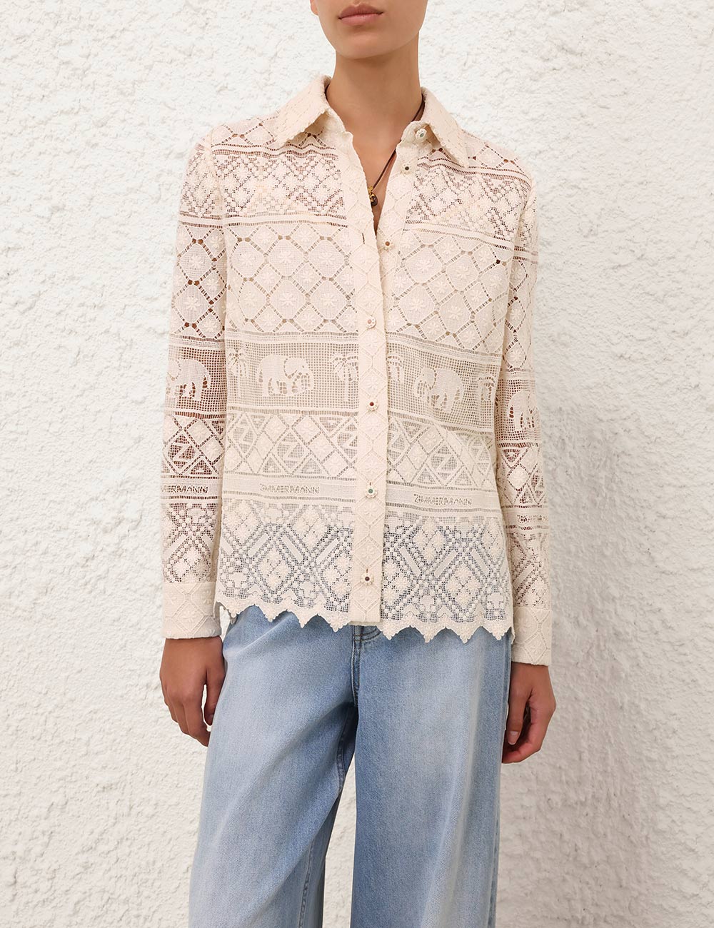 Camisa de Encaje Indra