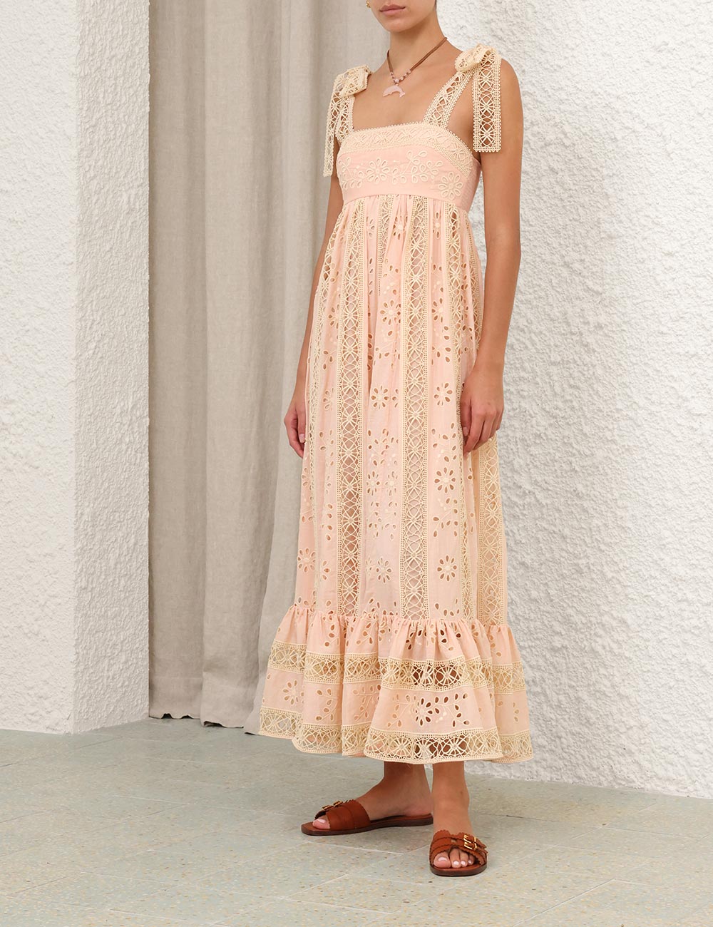 Maxi con Estampado Texturizado Awaken