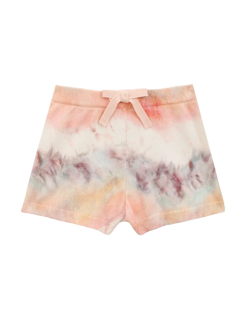 Pantalón Corto de Punto con Estampado Tie Dye para Niños