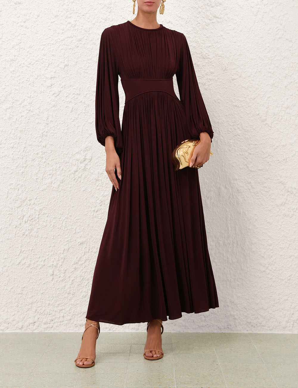Vestido maxi Luna Billow
